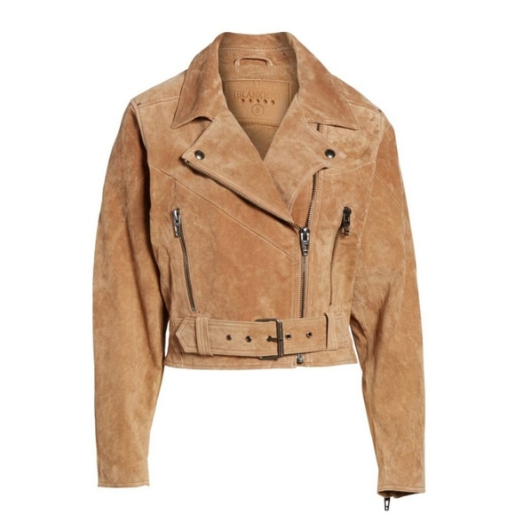 Blank NYC Jackets & Blazers - Blank NYC dolman sleeve suede jacket